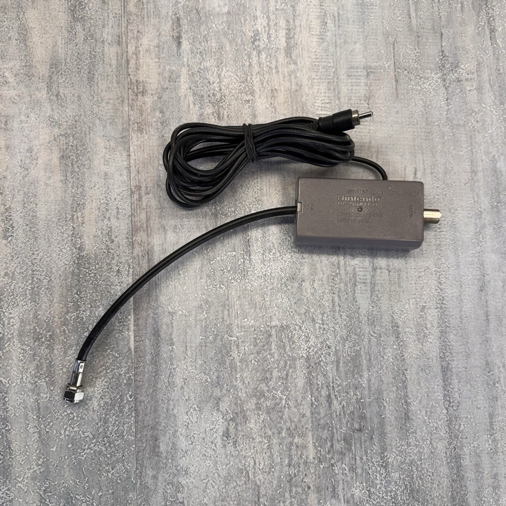 ¤ Official Nintendo NES RF AV Cable Adapter Switch ¤ NES-003 Works Great OEM